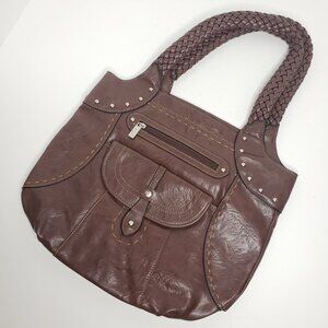 NWOT Levi’s Hobo Bag Purse Vinyl Vegan Leather Braided handles Unique